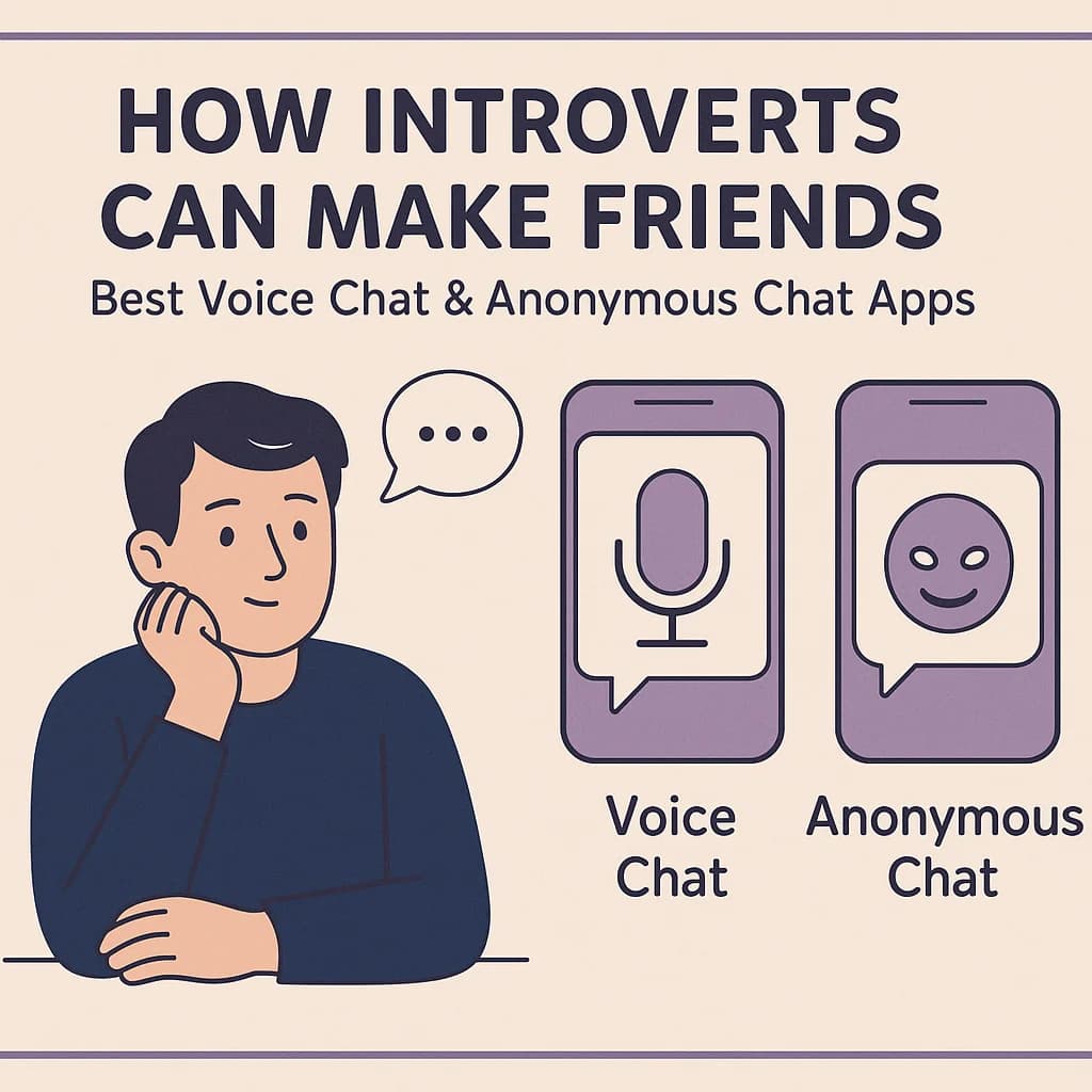 How Introverts Can Make Friends (Best Voice Chat & Anonymous Chat Apps)