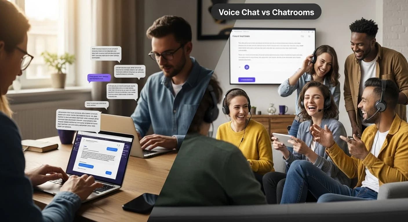 Understanding Voice Chat vs Traditional Chatrooms